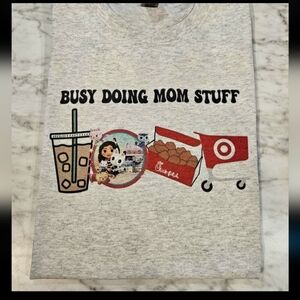 Mom shirt gabby's dollhouse busy doing mom stuff humor cute coffee mama